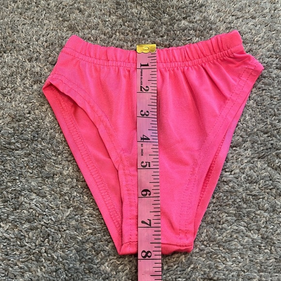 Neon Pink Toddler Bikini Set - Picture 7 of 9